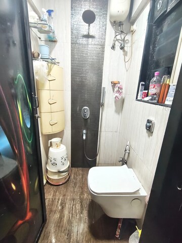Bathroom in 1 BHK Apartment at Balaji Garden CHS, Kopar Khairane – for Sale