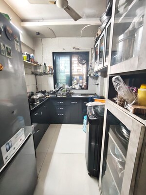 Kitchen in 1 BHK Apartment at Balaji Garden CHS, Kopar Khairane – for Sale