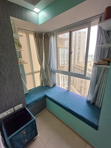 Living Room in 3 BHK Apartment at Bhartiya Nikoo Homes Phase 2, Thanisandra Main Road – for Sale