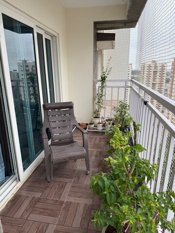 Balcony in 3 BHK Apartment at Aparna Sarovar Grande, Nallagandla – for Rent