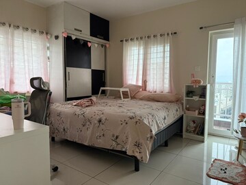 Bedroom in 3 BHK Apartment at Aparna Sarovar Grande, Nallagandla – for Rent