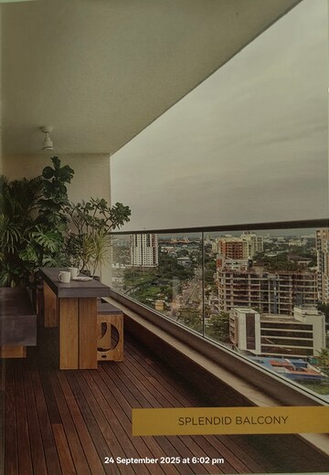 Balcony in 2 BHK Apartment at Panch Pakhadi – for Sale