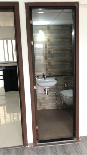 Bathroom in 2 BHK Apartment at Goel Ganga Legend, Bavdhan – for Rent