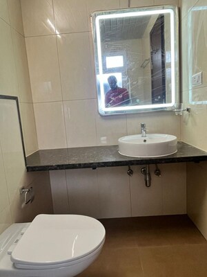 Bathroom in 3 BHK Apartment at LnT Raintree Boulevard, Hebbal – for Sale