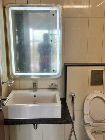 Bathroom in 3 BHK Apartment at LnT Raintree Boulevard, Hebbal – for Sale