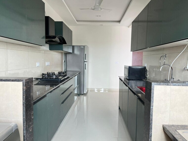 Kitchen, lnt-raintree-boulevard 3 Bedroom 1655 Sq.Ft. Apartment In Hebbal Bangalore 9232946