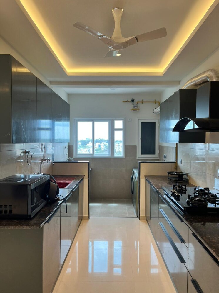 Kitchen, lnt-raintree-boulevard 3 Bedroom 1655 Sq.Ft. Apartment In Hebbal Bangalore 9232946