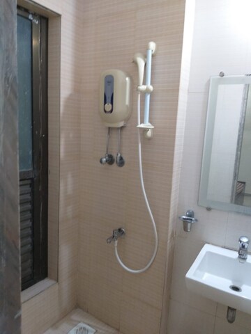 Bathroom in 2 BHK Apartment at AP Panch Ritu, Powai – for Rent