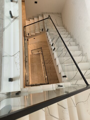 Staircase in 6 BHK Independent House at Aerocity – for Sale