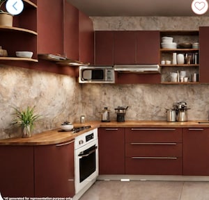 Kitchen in 2 BHK Apartment at Bund Garden – for Sale