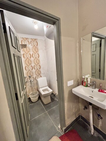 Attached Bathroom in 1 BHK Apartment at Panchsheel Vihar – for Rent