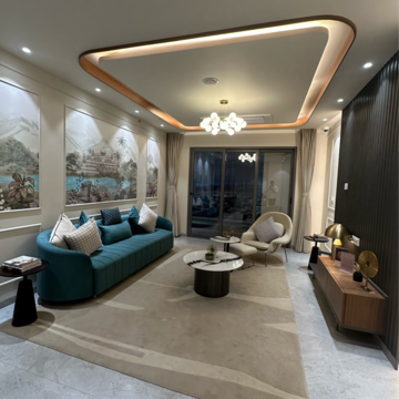 Living Room in 3 BHK Apartment at Adani Codename Westbay, Suresh Nagar – for Sale