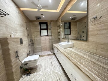 Bathroom in 4 BHK Penthouse at Maharani Bagh – for Rent