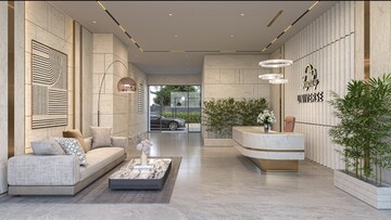 Living Room in 3 BHK Apartment at Vip Road Vesu – for Sale