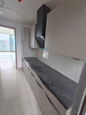 Kitchen in 4 BHK Apartment at Rustomjee Crown, Prabhadevi – for Rent