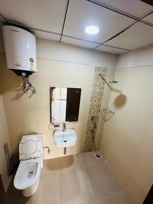 Bathroom in 3 BHK Builder Floor at Central Park 3 Flower Valley, Sohna Sector 33 – for Sale