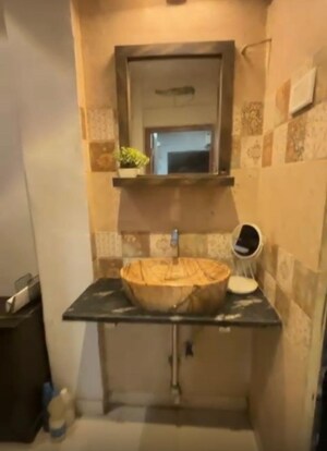 Bathroom in 1 BHK Apartment at Nalanda CHS Malad , Malad West – for Rent