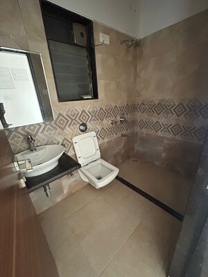 Bathroom in 3 BHK Apartment at Veena Saaz, Kandivali East – for Rent