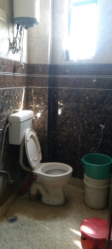Bathroom in 1 RK Builder Floor at Mehrauli – for Rent