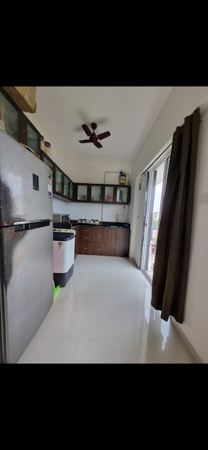 Building Lobby in 1 BHK Apartment at Lodha Vista, Lower Parel – for Rent