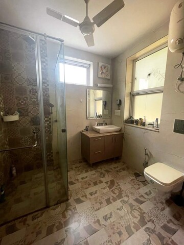 Bathroom in 1 BHK Apartment at Sector 23 Dwarka – for Rent