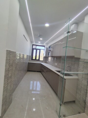 Kitchen in 3 BHK Builder Floor at Malviya Nagar – for Sale