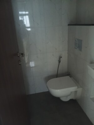 Bathroom in 1 BHK Apartment at Lodha Amara, Kolshet Road – for Rent