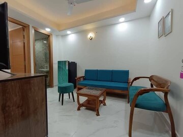 Living Room in 1 BHK Apartment at Freedom Fighters Enclave – for Rent