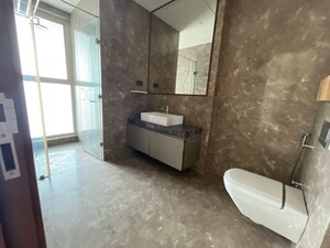 Bathroom in 4 BHK Apartment at Avighna One Avighna Park, Lower Parel – for Rent