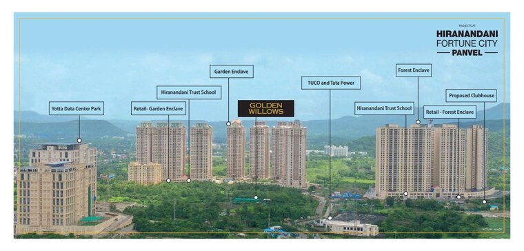 Exterior View, hiranandani-fortune-city 4 Bedroom 1629 Sq.Ft. Apartment In New Panvel Navi Mumbai 9233457