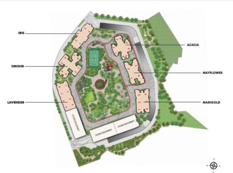 Master Plan, hiranandani-fortune-city 4 Bedroom 1896 Sq.Ft. Apartment In New Panvel Navi Mumbai 9233461