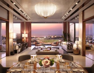 3 BHK Apartment For Rent in Enpar Lotus 101 Worli Residences, Lower Parel