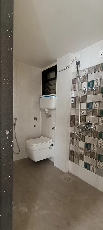 Bathroom in 1 BHK Apartment at Agarwal And Doshi Complex, Vasai West – for Rent