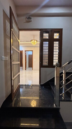 Staircase in 5 BHK Villa at Mansarovar Extension – for Sale