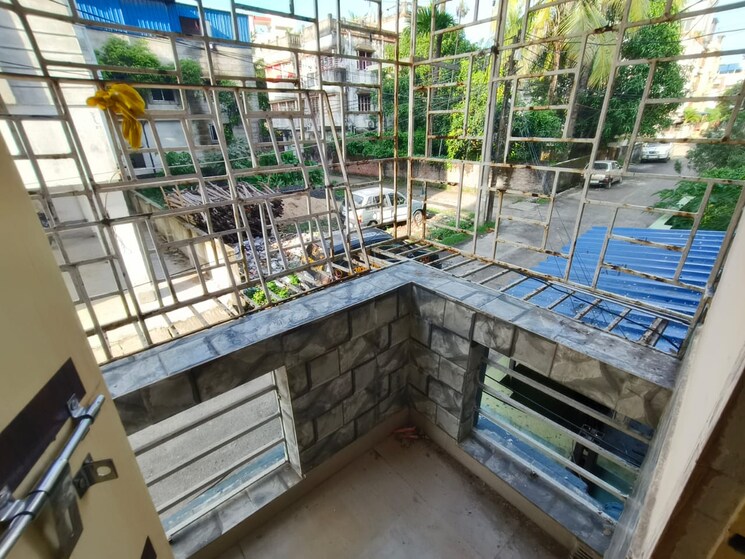 Balcony, kristi-villa 2 Bedroom 950 Sq.Ft. Apartment In Chinar Park Kolkata 9233547