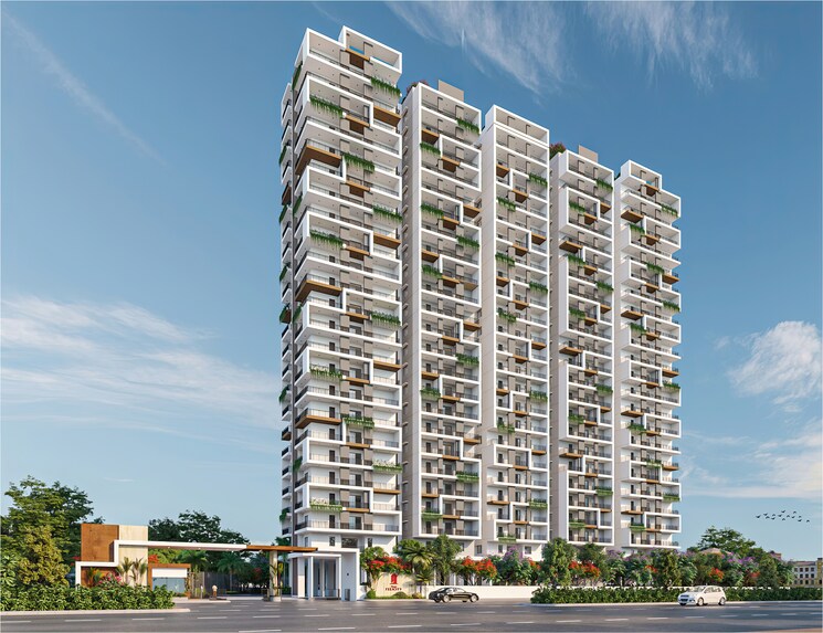 Exterior View, pavani-felicity 3 Bedroom 2172 Sq.Ft. Apartment In Nizampet Hyderabad 9233549