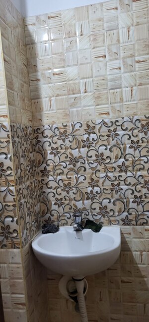 Bathroom in 3 BHK Apartment at Kristi Villa, Chinar Park – for Sale