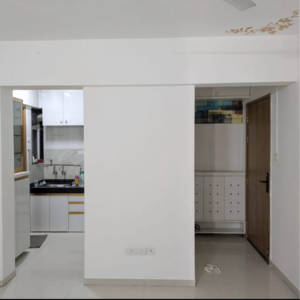 Living Room in 2 BHK Apartment at Kohinoor Zen Estate, Santipur – for Rent