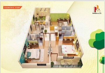 Floor Plan in 3 BHK Apartment at Bjb Nagar – for Sale