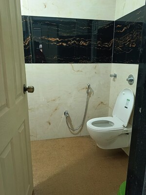 Bathroom in 3 BHK Apartment at Goregaon West – for Rent