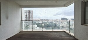 Balcony in 4 BHK Apartment at Prestige White Meadows, Whitefield – for Rent