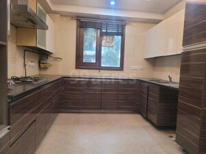 Kitchen in 3 BHK Builder Floor at Panchsheel Enclave – for Rent