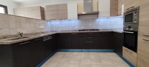 Kitchen in 4 BHK Apartment at Prestige White Meadows, Whitefield – for Rent