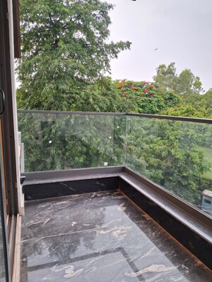 Balcony in 3 BHK Builder Floor at Sarvodaya Enclave – for Rent