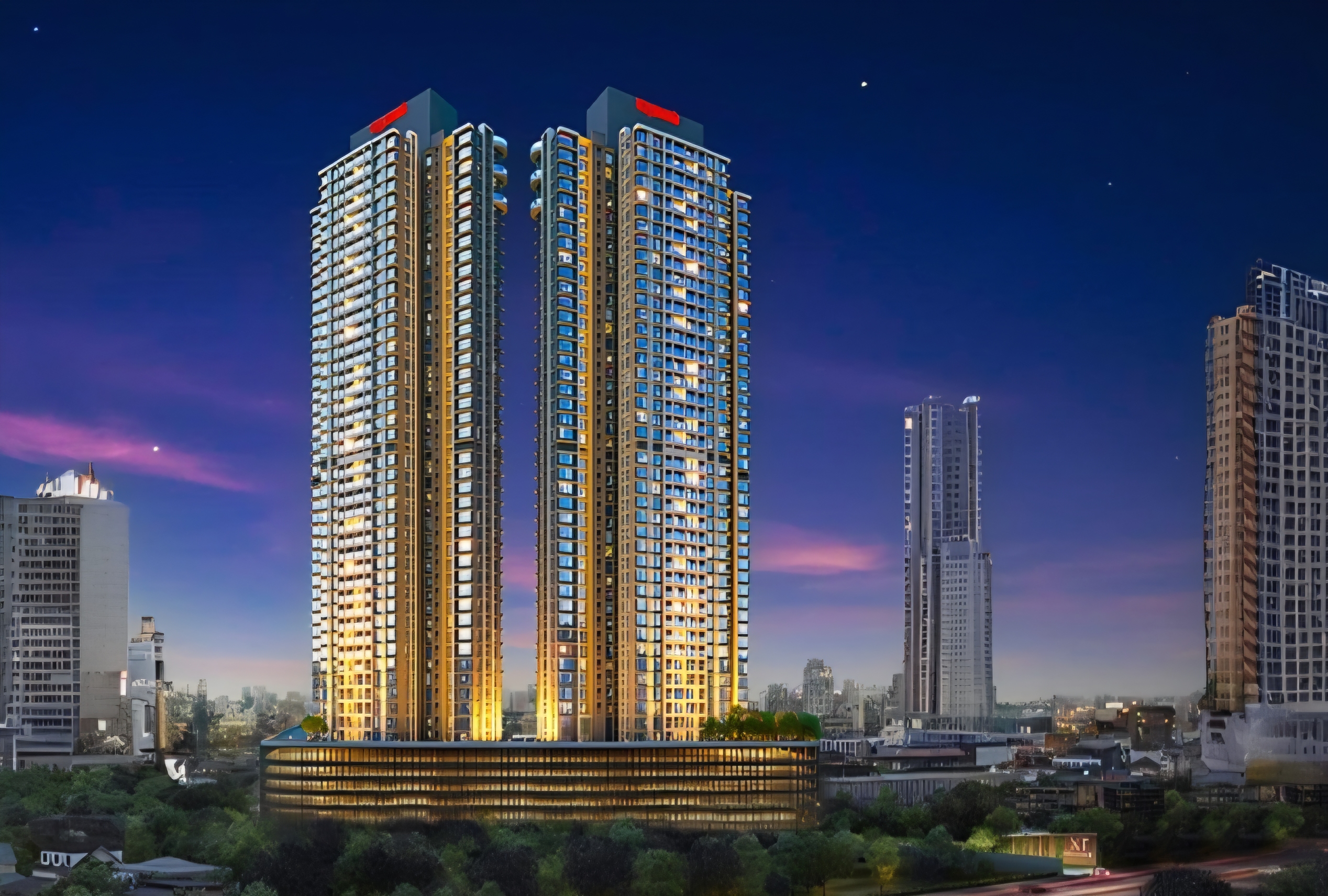 4 BHK 1580 Sq.Ft. Apartment in Raymond The Address By GS