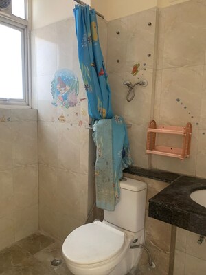 Bathroom in 3 BHK Apartment at Wave Executive Floors, Wave City – for Rent