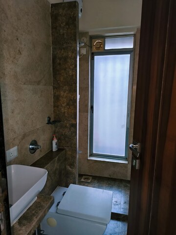 Bathroom in 1 BHK Apartment at Chandak Paloma, Goregaon East – for Rent