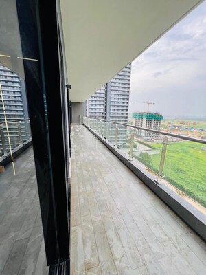 Balcony in 2 BHK Apartment at Krisumi Waterfall Residences, Sector 36a – for Rent