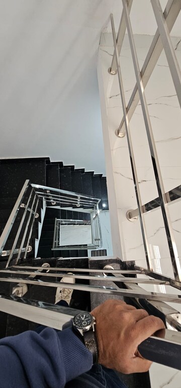 Staircase in 3 BHK Villa at Noida Extension – for Sale