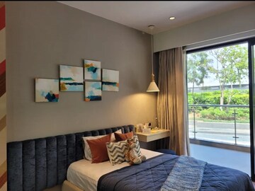 Bedroom in 3 BHK Apartment at Krisumi Waterfall Residences, Sector 36a – for Rent